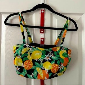 NWT Old Navy Citrus Bikini Top